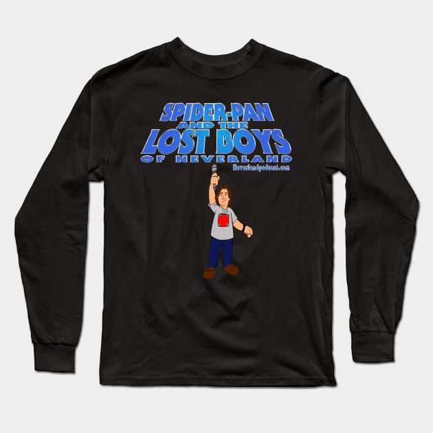 Spider-Pan and the Lost Boys of Neverland Long Sleeve T-Shirt by SpiderPan